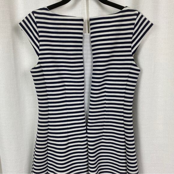 Lilly Pulitzer Blue&White Stripe Briella Fit&Flare Dress Sz.S - Picture 12 of 16